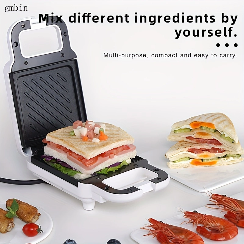 Sandwich maker, grill maker, multi-functional breakfast machine, household multi-functional heating toast press, waffle maker