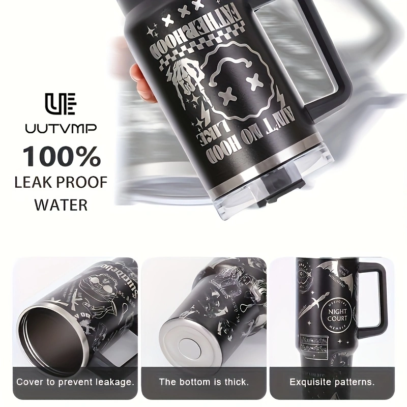 Large capacity 304 stainless steel insulated mug, car mug, 40oz large capacity
