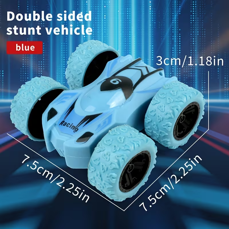 Dual-Sided Inertia Stunt Off-Road Mini Model - Durable, Educational Toy Car for Youngsters - Perfect Gift for Halloween, Thanksgiving, Christmas & Birthdays - Colors Vary for winter