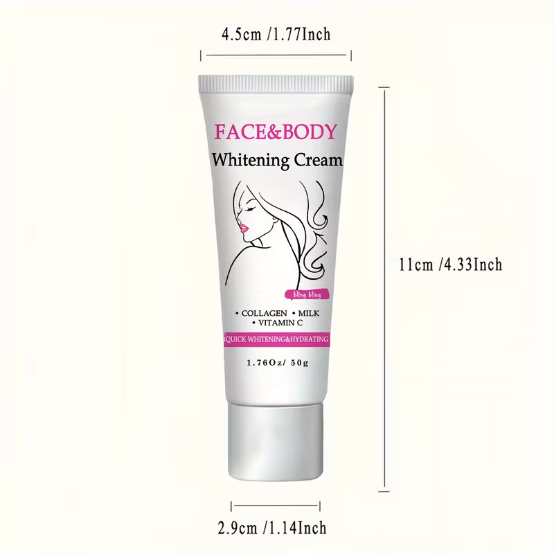 Brightening Cream for Face And Body - Tone-Up Cream, Ideal for Makeup on Face, Neck, Underarms, Joints, And More, Gentle Formula, Provides Brightening And Hydration, Suitable for Both Men And Women, 50G/1.76Oz