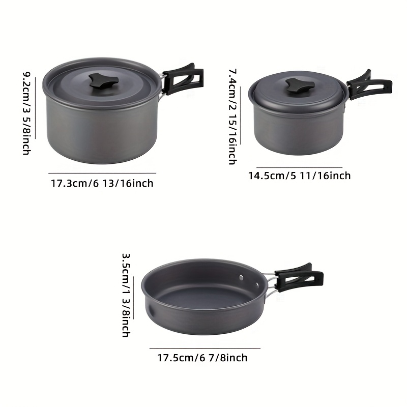 Cookware, camping pots, outdoor cooking gear, outdoor cookware and tableware, outdoor cooking equipment, cooking pots, stew pots, frying pans
