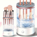 Makeup Brush Washer & Dryer with Fast Drying System, Compact Design for Home & Travel, Ideal Gift for Women & Beauty Tools Care