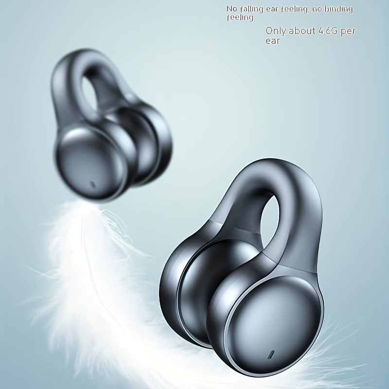Wireless Music Headset, Touch Earphones Clip-Ear Sports Headphones, for Xiaomi Earphone for iPhone Smart Earbud, for Valentine's Day Gift