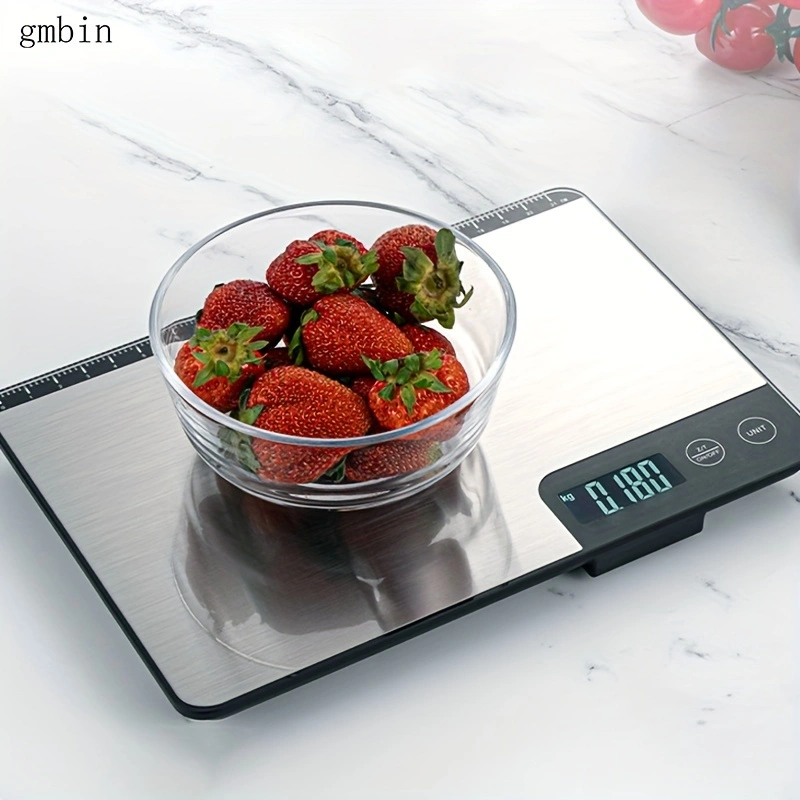 High-precision vegetable salad kitchen scale, household stainless steel food scale