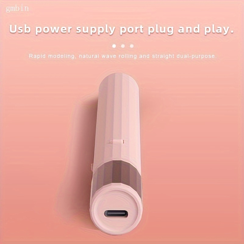 USB mini hair straightener/curling iron