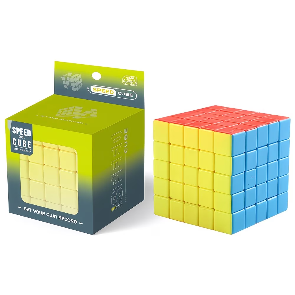 Smooth Speeding Third-Order Building Block Beginner 2X2X2 3X3X3 4X4X4 5X5X5 Solid Color Educational Toy Third-Order Second-Order Christmas Thanksgiving Gift