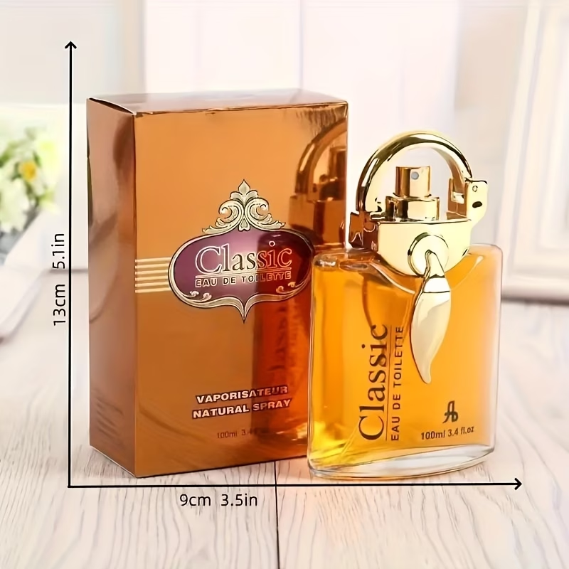 [Intense Perfume] Long-Lasting Arabic Women's Perfume | High-Concentration With Osmanthus Fragrance – 100ml/3.4oz Golden Liquid, Intense, Refreshing, And Floral – Ideal For Daily Wear, Special Occasions, And Gifts – 1pc
