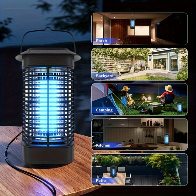 Inhalation electric shock mosquito killer physical mosquito repellent lamp
