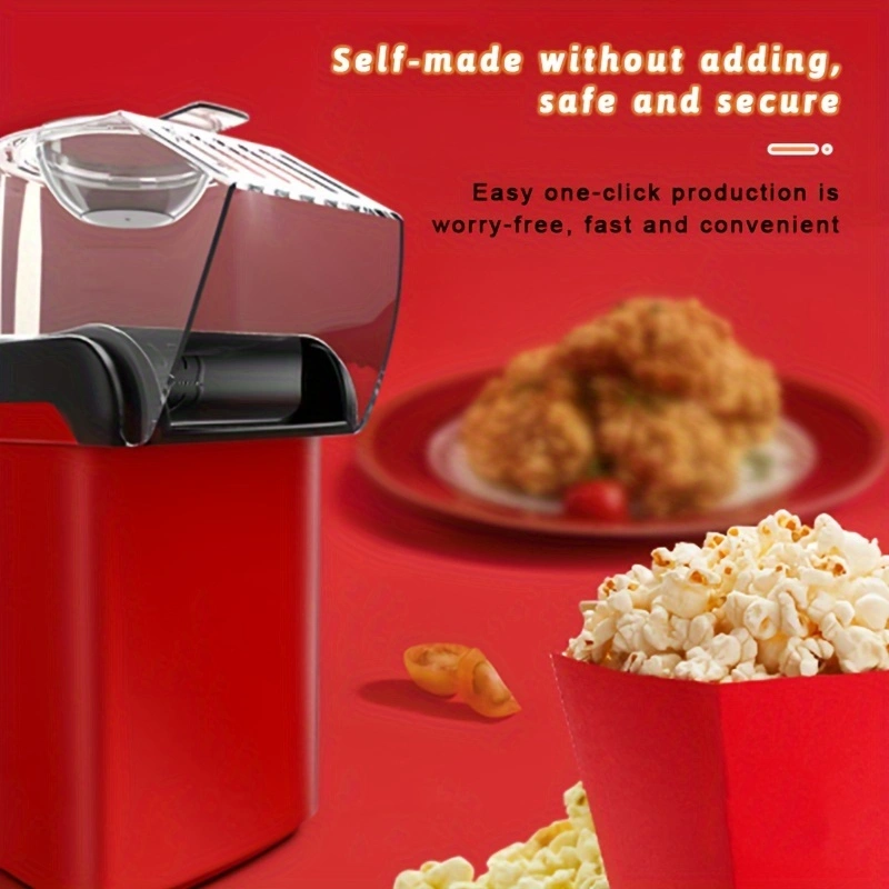 Mini popcorn maker for home use, fully automatic popcorn maker, small popcorn maker, electric hot air type home popcorn maker