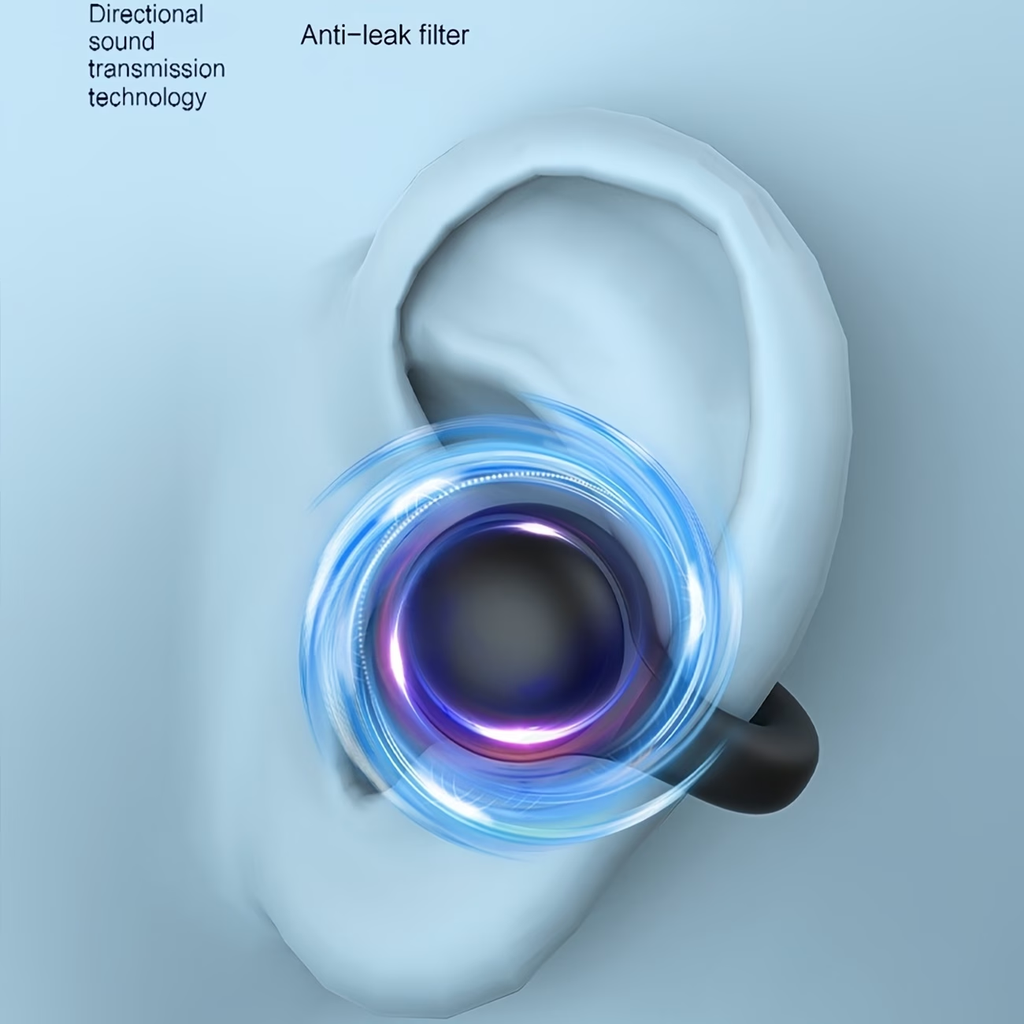 Wireless Music Headset, Touch Earphones Clip-Ear Sports Headphones, for Xiaomi Earphone for iPhone Smart Earbud, for Valentine's Day Gift