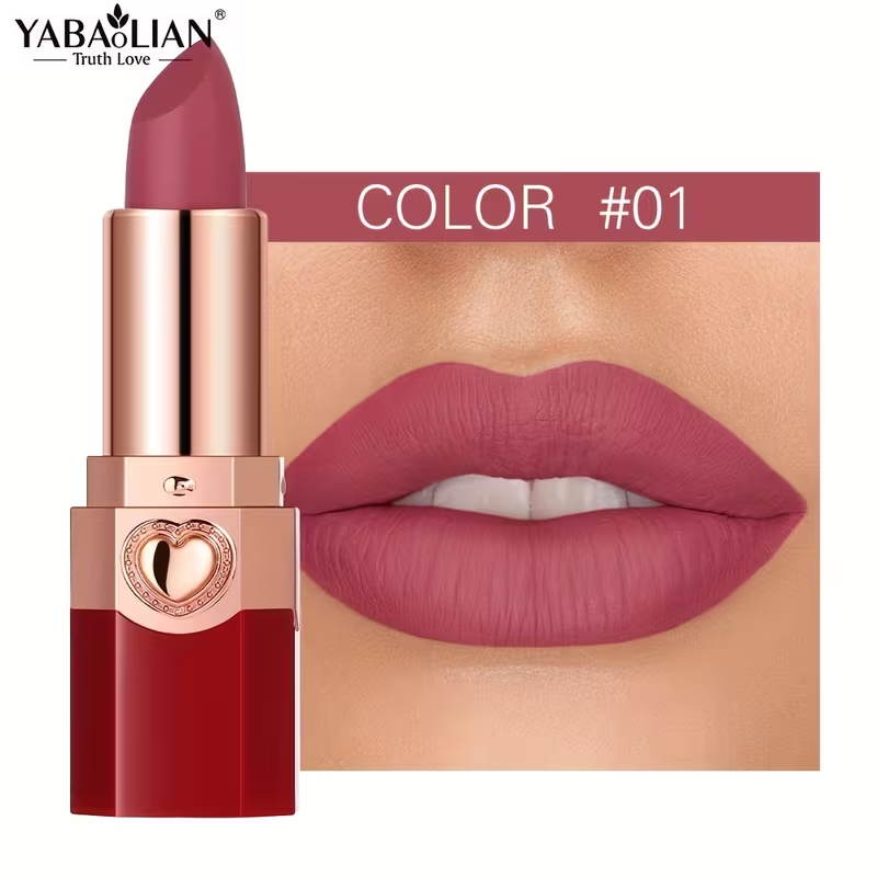 12 Colors High Pigment Long Lasting Lipstick | Waterprrof Cosmetic Matte Lipstick