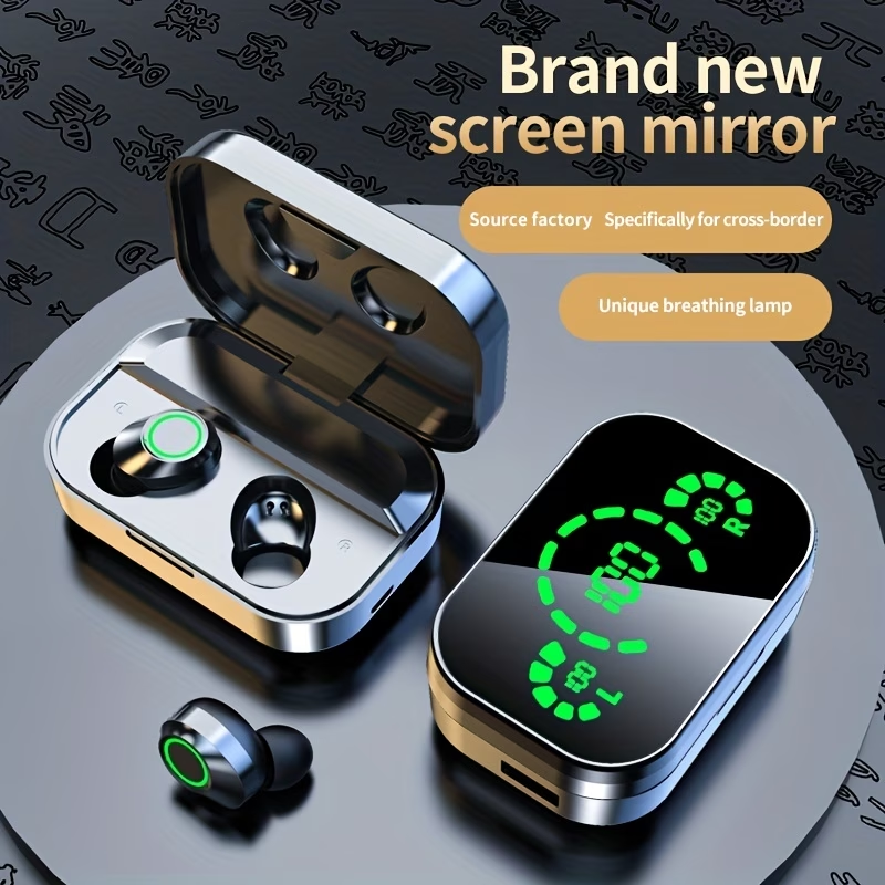 New Wireless Earbuds Headset Earphone Mini Earpiece TWS Stereo Headphone for Xiaomi for iPhone Phone Headphones Earbuds,for Valentine's Day Gift