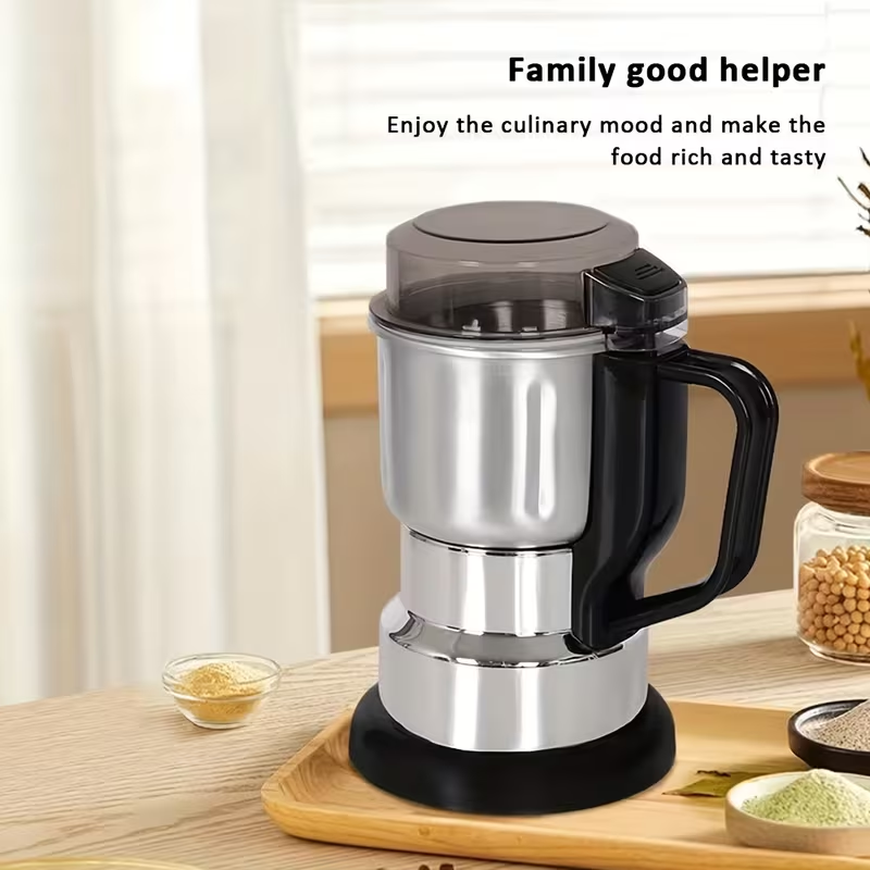 Kitchen Grinder And Blender, Grinding Mixing Machine, Universal Electric Grinder for Kitchen, New Powder Mill, Multifunctional Crusher, Home Ultra-Fine Grinding Grains And Spices Powder Machine, Grains And Spices Powder Machine