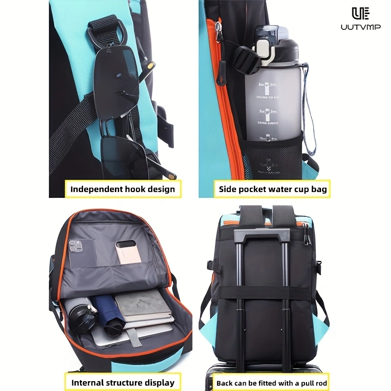Sports and fitness gear: backpacks for soccer, badminton, and basketball; outdoor training backpacks featuring compartments for shoes and helmets; and expandable, high-capacity backpacks for tennis and badminton.