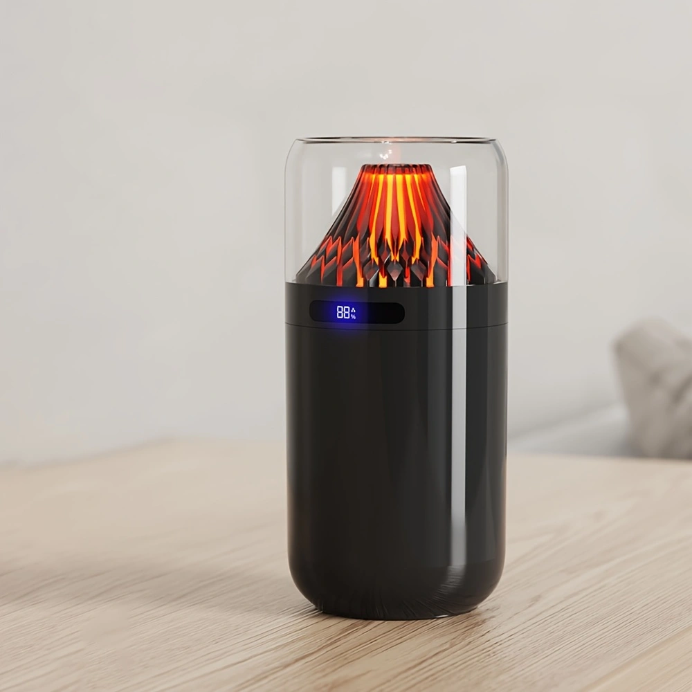 Cute Mini Humidifier with Colorful Ambient Light, USB Powered Small Mist Humidifier for Desk Car Bedroom