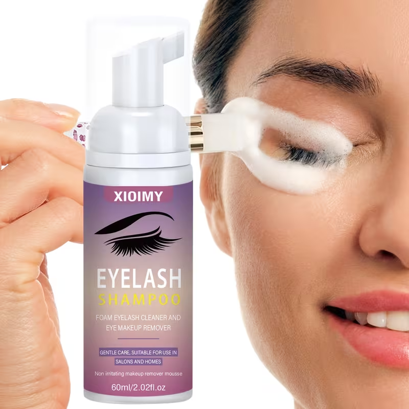 2.03oz eyelash cleaning mousse; Easy makeup removal, mild cleaning, no irritation, dedicated eye cleaning mousse, fast eyelash cleaning mousse, eyelash cleaning mousse, makeup remover, cleaning mousse, eyelash care foam
