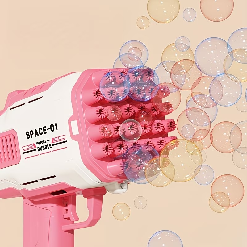 Boys And Girls Handheld Bubble Machine Outdoor Sports Play Blowing Bubbles Toy, Without Bubble Liquid, Without Battery, Holiday Gift