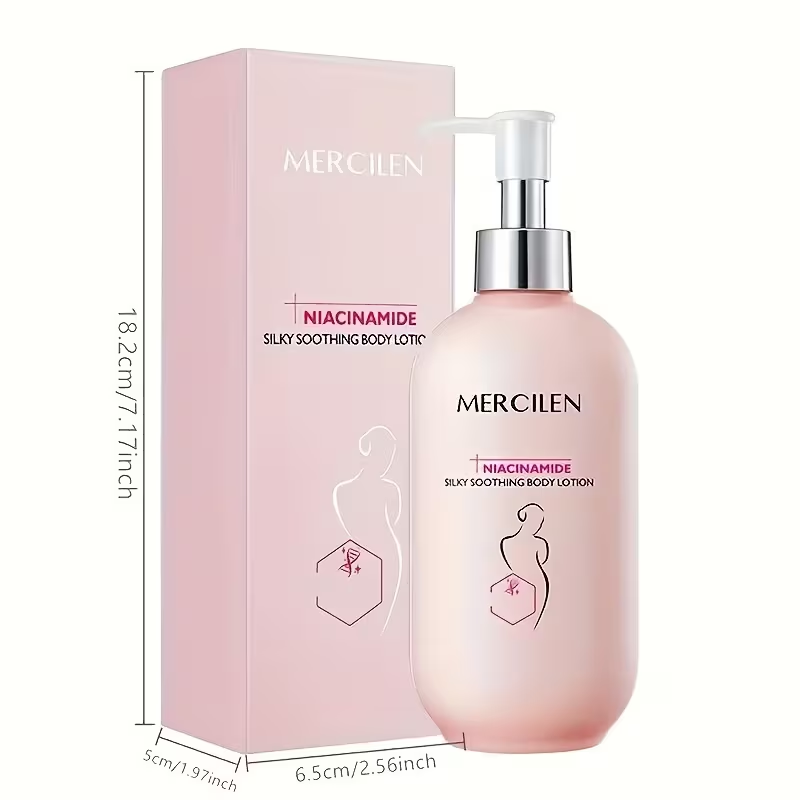 Niacinamide Body Lotion 250g, Containing Niacinamide, Hyaluronic Acid, Calendula, Can Moisturize Skin. The Ingredients Are Mild and Suitable for All Skin Types