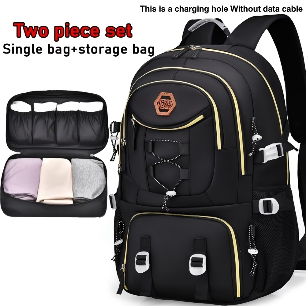 New Multifunctional Men's Fashion Backpack for Short Trips, Business Travel Bag with Multiple Pockets and Large Capacity, Laptop-Friendly, Stylish Casual Shoulder Bag, Commuter Bag, Overnight Stay Bag, Perfect for Students, Work, School