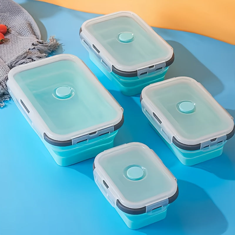 4-piece rectangular bento box set