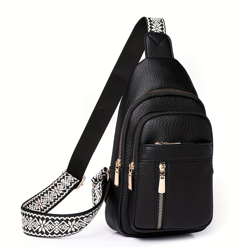 Women'S Vintage Versatile PU Crossbody Bag, Casual And Stylish with Multiple Pockets And Large Capacity Shoulder Bag