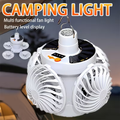 1pc Solar Charging Camping Light, with Fan Function, Portable Foldable Flashlight, Hook Design, 3 Modes, Suitable for Emergency Lighting at Night for Fishing, Camping, And Tourism