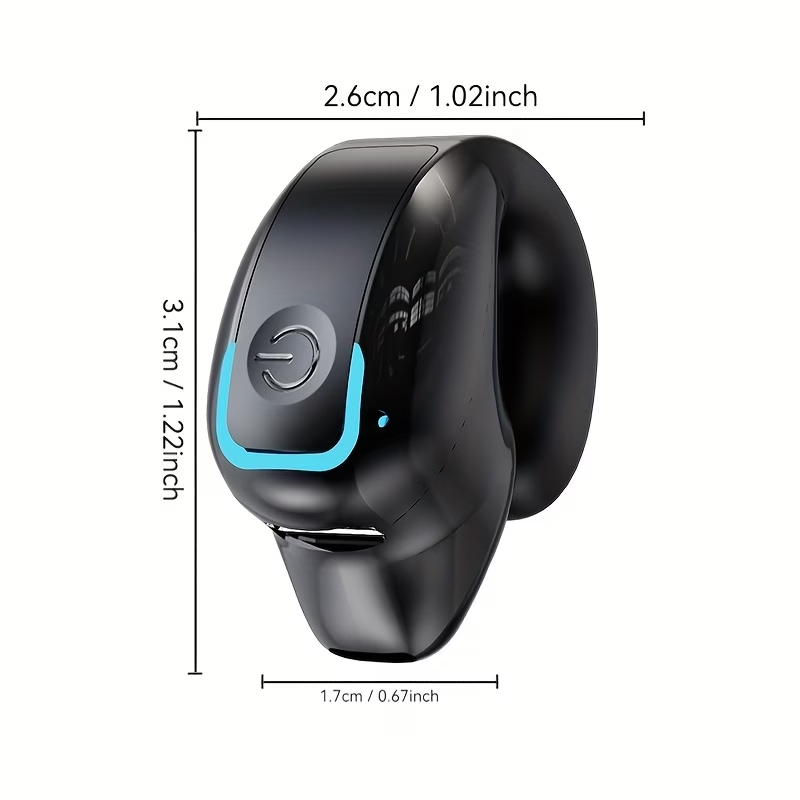 Wireless Earphones with Long Battery Life, Universal Phone Control, and Noise-canceling for Voice Calls - Sports Wireless Earphones with Button-controlled Volume, Crystal Microphone, and Lithium Polymer Battery, Compatible with All Smartphones. 1pc