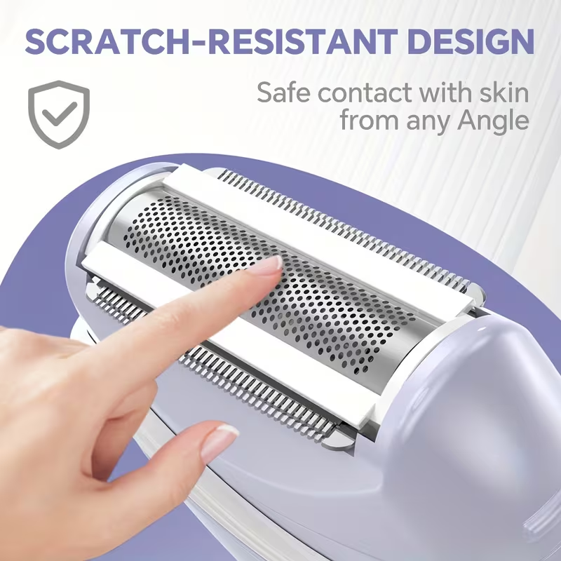 Women'S Electric Shaver, Bikini Trimmer, Leg, Underarm, Cordless Hair Removal Shaver for Face with Detachable Head, Compact Electric Shaver for Women, Father'S Day Gift