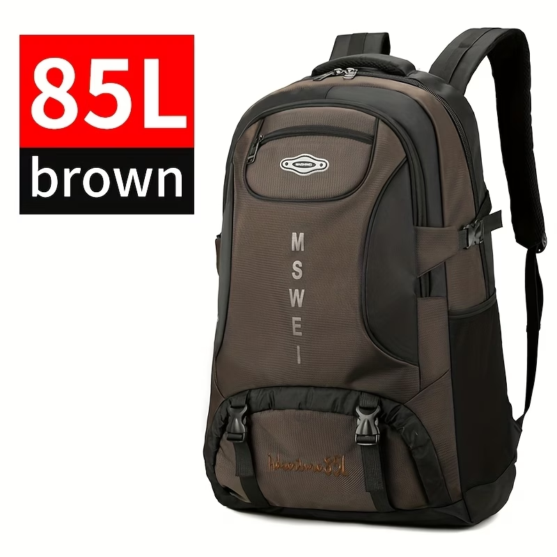 Two Models Available: 17.17gal and 22.45gal Men's Travel Backpacks, Large-capacity Carry-on Luggage Bags Compliant with Airline Regulations, Durable and Wear-resistant Oxford Fabric Backpacks