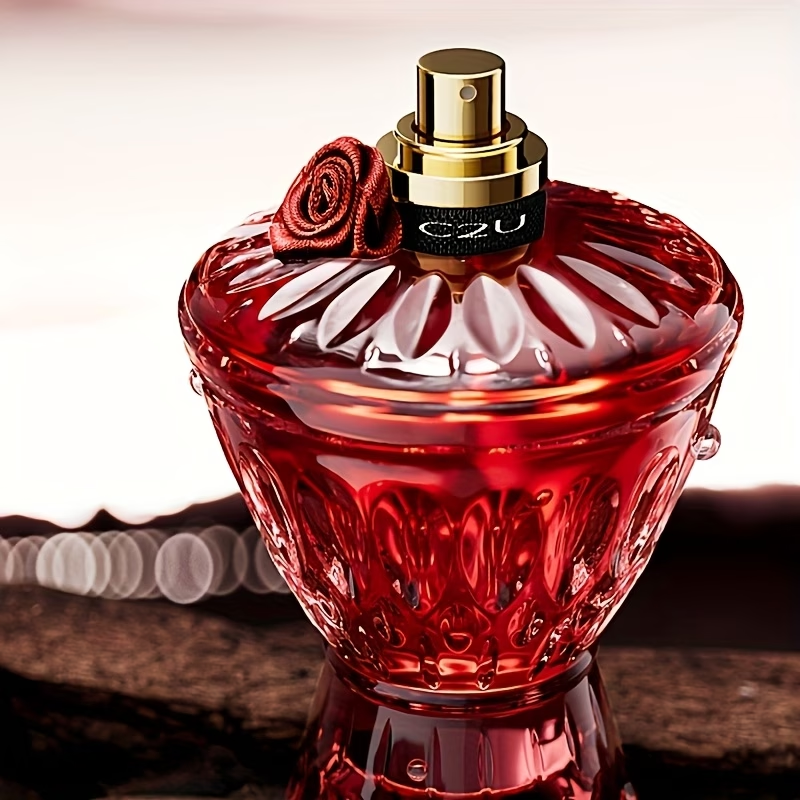 2.54oz Women'S Red Crystal Valentine Perfume For College Students Valentine'S Day Nightclub Party Dating Party Ladies Perfume