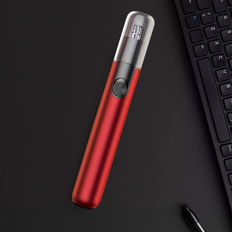Ear And Nose Hair Trimmer, USB Electric Nose Hair Trimmer, Aluminum, Painless Eyebrow Facial Hair Removal Nose Trimmer, Father'S Day Gift