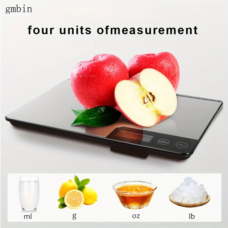 High-precision vegetable salad kitchen scale, household stainless steel food scale