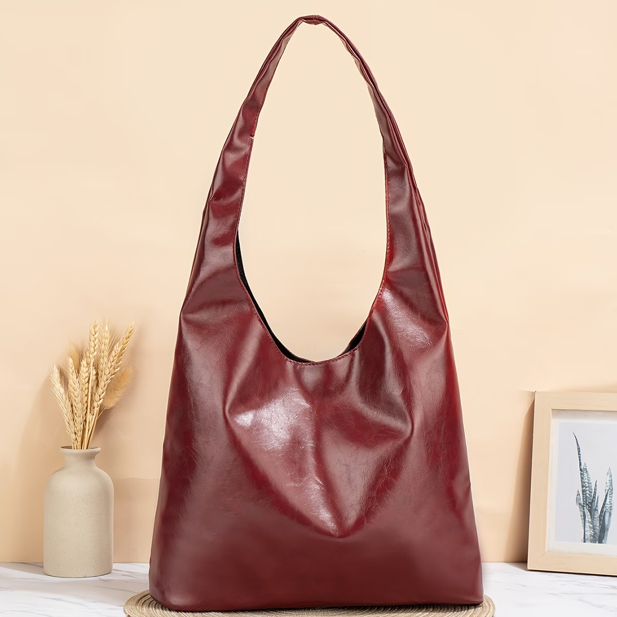 Korean Version Fashion Large Capacity Tote Bag for Women, Trendy Casual Shopping Bag, Internet Celebrity Body Bag, Versatile Handbag for Women, Single Shoulder Underarm Bag
