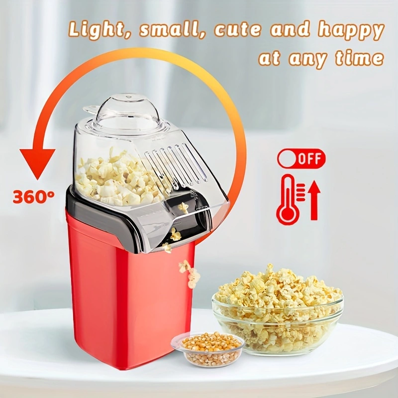 Mini popcorn maker for home use, fully automatic popcorn maker, small popcorn maker, electric hot air type home popcorn maker