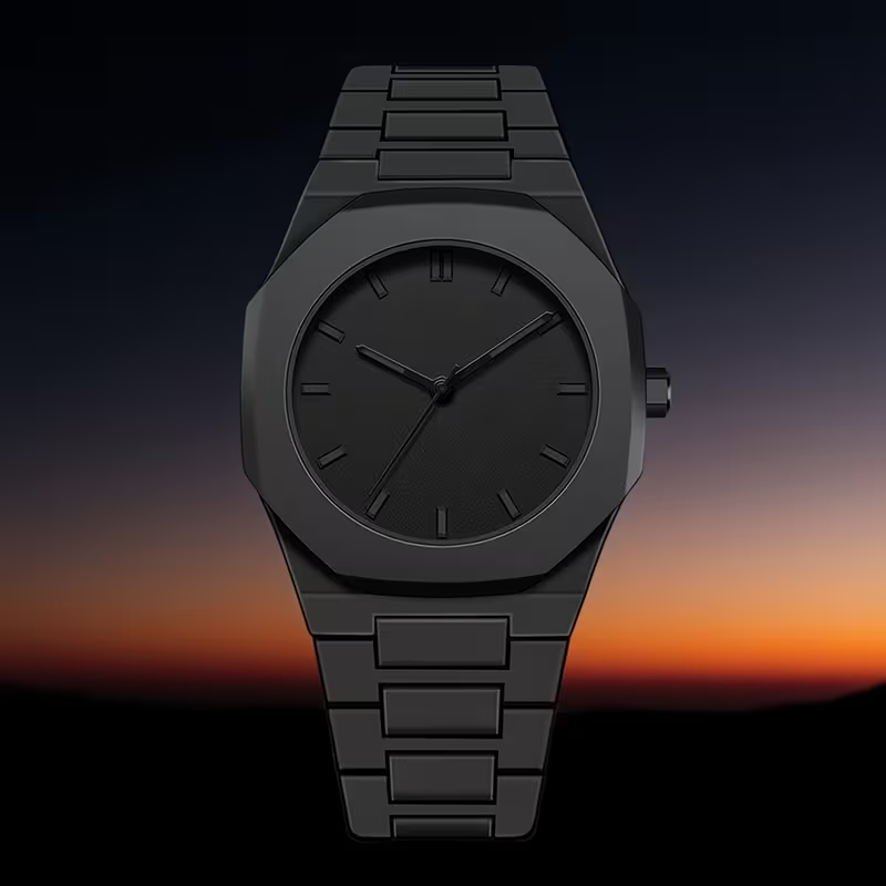 1pc Men's Women's Watch - Minimalist Modern Black Quartz Watch with Adjustable Strap, Everyday Casual & Formal Wear, Perfect Gift for Birthdays, Graduation, Couples - Affordable Luxury Watch for Him/Her, Back to, Creative Design