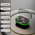 Ultra Thin Wireless Sleep Earphones with High Fidelity Sound, High Volume, Comfortable to Wear, Touch Control, Half Open Back, No Tangled Cables and Wireless Charging Case, Suitable for Both Men and Women