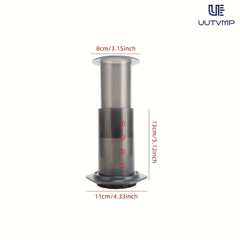 A set of portable hand brewing coffee machine，Includes filter paper and stirring rod