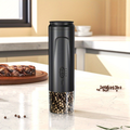 Multi-functional pepper grinder, black pepper and sea salt food grinder, handheld electric pepper grinder, can also be used as a night light, convenient and easy to store, suitable for various scenarios.