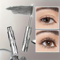 Waterproof A·M·G Mascara Volume and Length - Black Mascara That Cares for Every Lash, Making Them Defined, Long, Curled, Clump-free, Long-lasting, Waterproof, and Sweatproof. Easy to Apply, Suitable for Parties and Music Festivals. A Festive Makeup