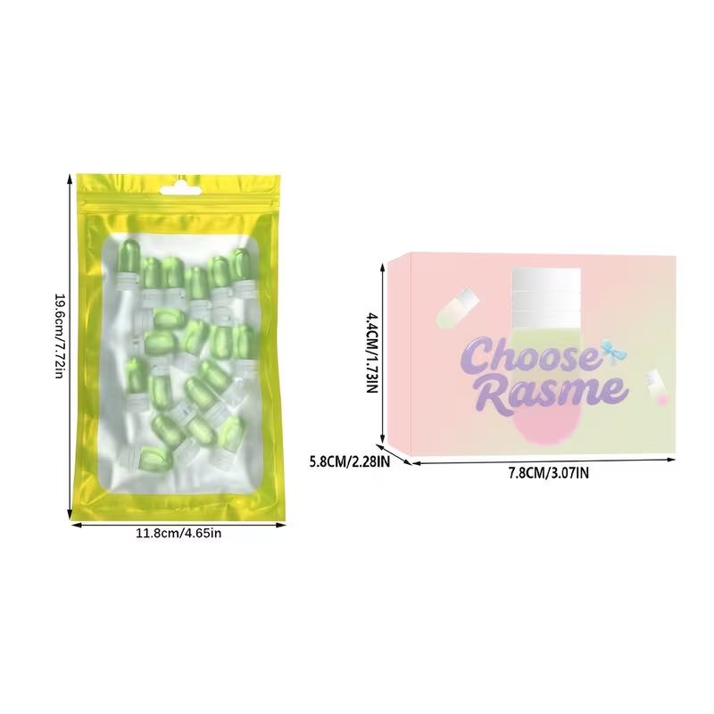 [Makeup Remover Oil, 20pcs] Dark Green Refreshing Makeup Remover Oil, 20pcs - Quickly Removes Makeup, Nourishes And Moisturizes Without Drying, Gentle Formula That Is Non-Irritating, Easily Removes Heavy Makeup Without Residue.