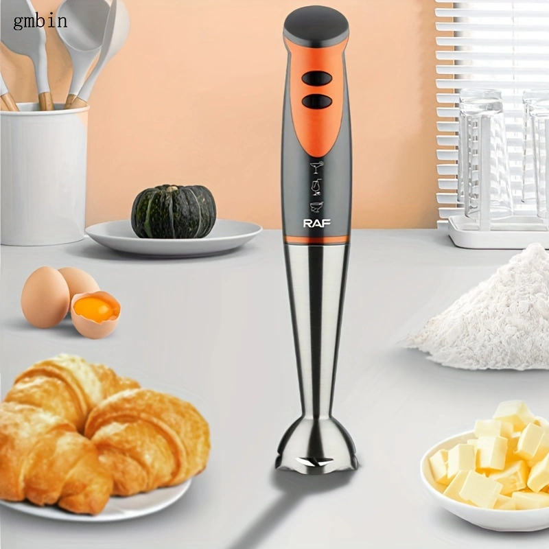 Stainless steel immersion mixer