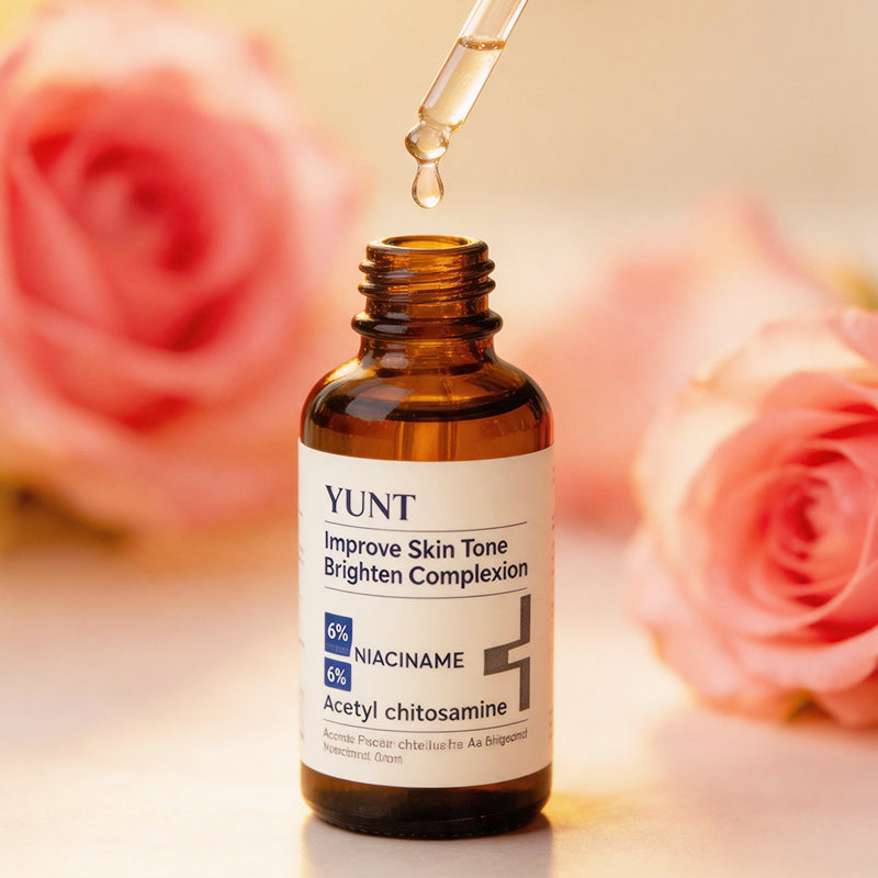 YUNT Nicotinamide Brightening Essence Instant Lifting And Firming. Hyaluronic Acid Nicotinamide Essence, Skincare, Antioxidant for Puffiness, Dark Circles, And Wrinkles, Visibly Dark Circles, Wrinkles, And Signs of Aging, Deep Hydration in 5 Seconds