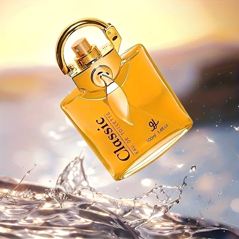 [Intense Perfume] Long-Lasting Arabic Women's Perfume | High-Concentration With Osmanthus Fragrance – 100ml/3.4oz Golden Liquid, Intense, Refreshing, And Floral – Ideal For Daily Wear, Special Occasions, And Gifts – 1pc