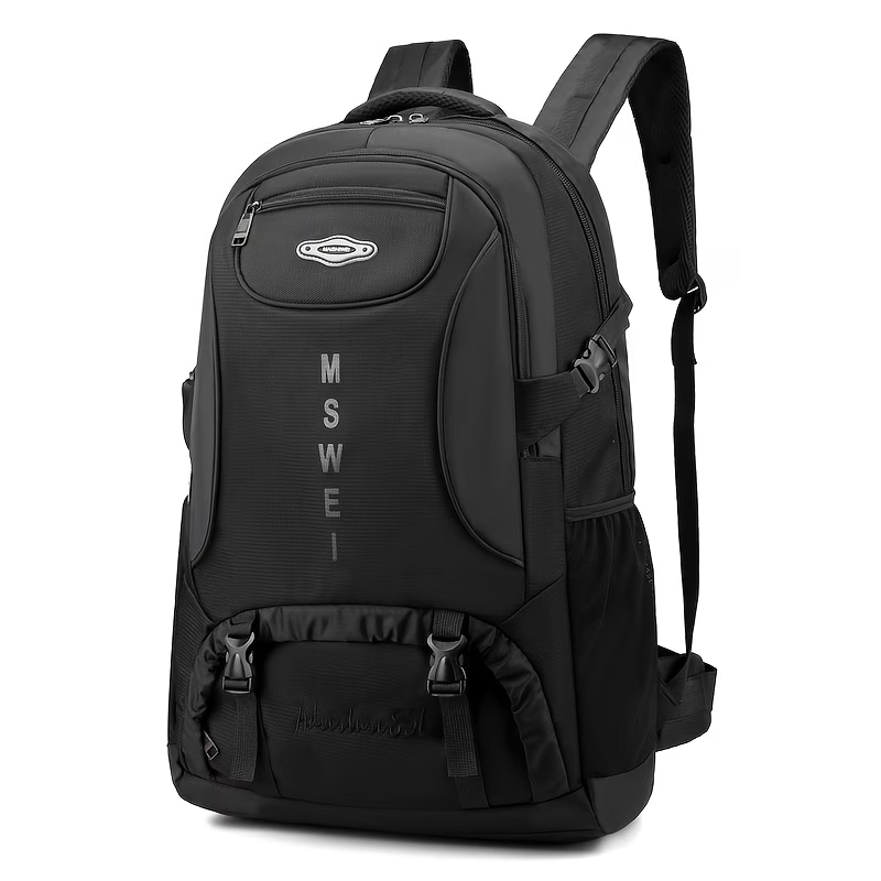 Two Models Available: 17.17gal and 22.45gal Men's Travel Backpacks, Large-capacity Carry-on Luggage Bags Compliant with Airline Regulations, Durable and Wear-resistant Oxford Fabric Backpacks