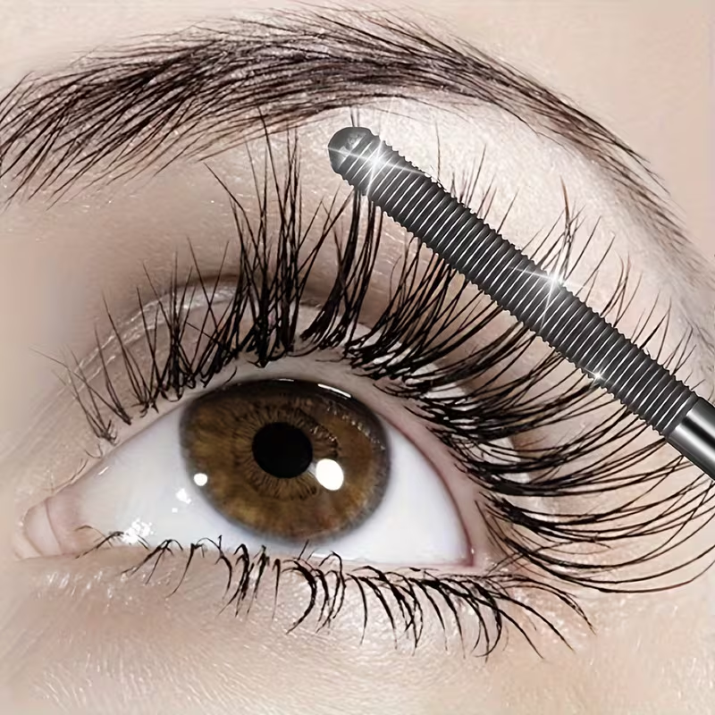 Waterproof A·M·G Mascara Volume and Length - Black Mascara That Cares for Every Lash, Making Them Defined, Long, Curled, Clump-free, Long-lasting, Waterproof, and Sweatproof. Easy to Apply, Suitable for Parties and Music Festivals. A Festive Makeup
