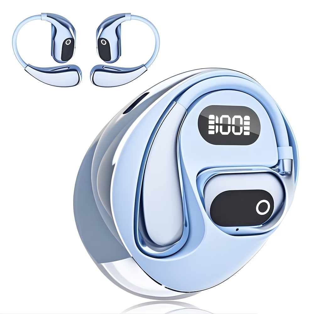 AI Real-Time Translation Earbuds Noise Cancelling & Charging Case, Smart Translator for Smartphones - Compatible, -C Charging, Ideal for Travel, Business & Meetings