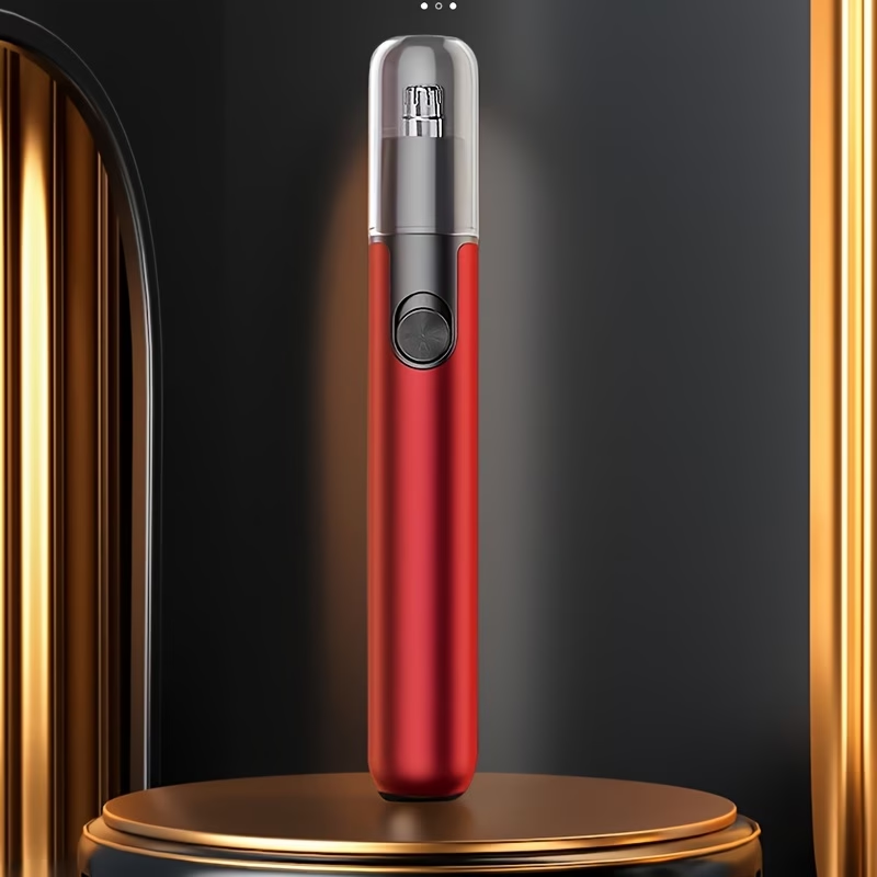 Ear And Nose Hair Trimmer, USB Electric Nose Hair Trimmer, Aluminum, Painless Eyebrow Facial Hair Removal Nose Trimmer, Father'S Day Gift