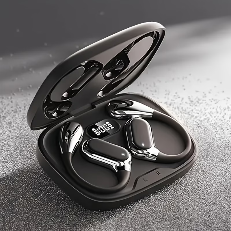New Style True Wireless On-Ear Earpods • Not In-Ear • TWS HIFI Bass 9D Stereo HD Calling Earphones • Compatible with Android And Iphone • Perfect Sports Earpieces And Smart Headphones for Music, Gaming Couples, Valentine's Day Pres