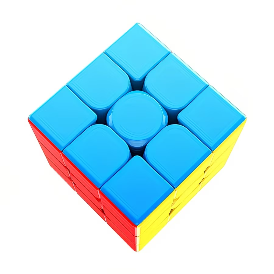 Smooth Speeding Third-Order Building Block Beginner 2X2X2 3X3X3 4X4X4 5X5X5 Solid Color Educational Toy Third-Order Second-Order Christmas Thanksgiving Gift