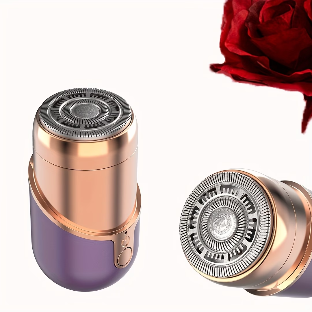 New Mini Painless Hair Remover, USB Rechargeable for Women's Eyebrows and Face, Suitable for Underarms, Lips, Body, Arms, Legs, Beard, Chin
